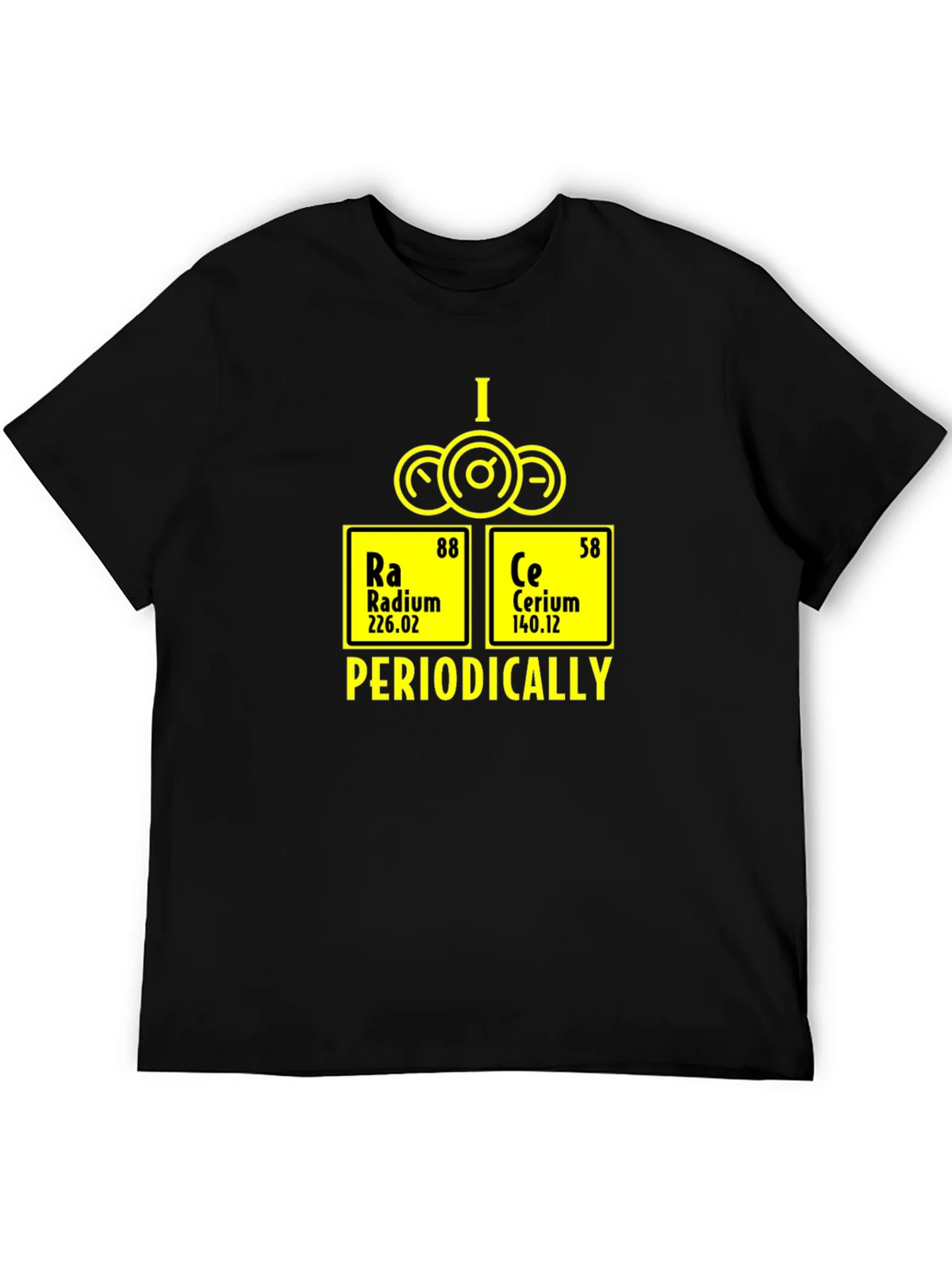 I Race Periodically T-Shirt - Chemistry Element Graphic Tee product image 4