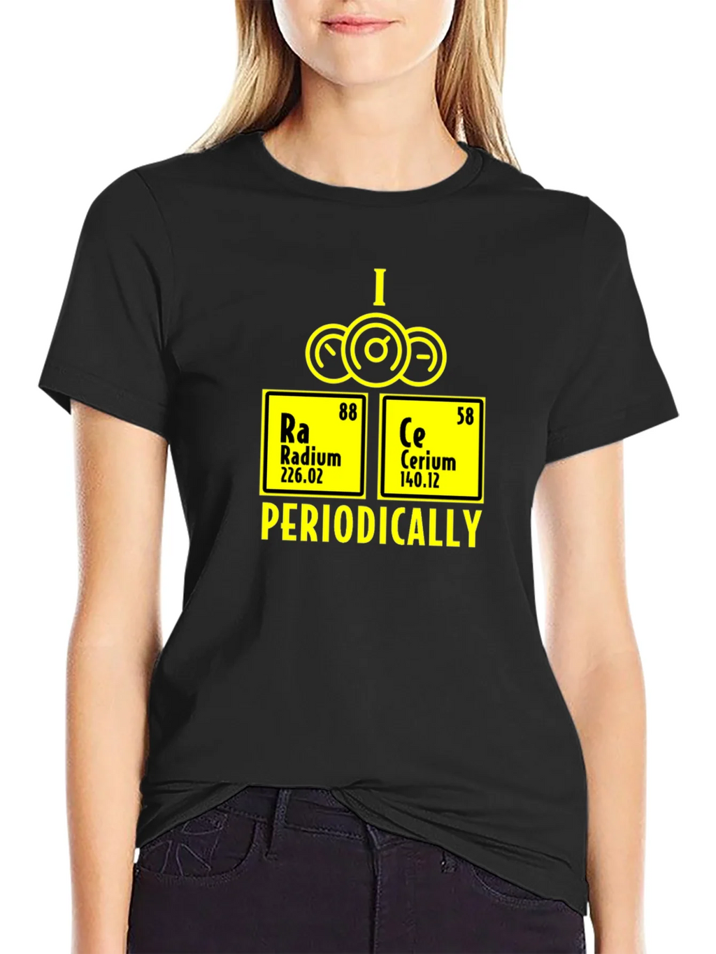 I Race Periodically T-Shirt - Chemistry Element Graphic Tee product image 2