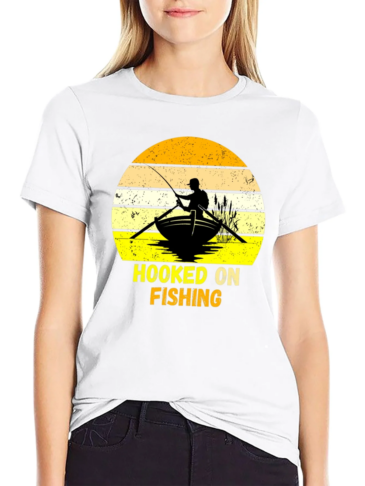 Hooked On Fishing Graphic T-Shirt product image 8