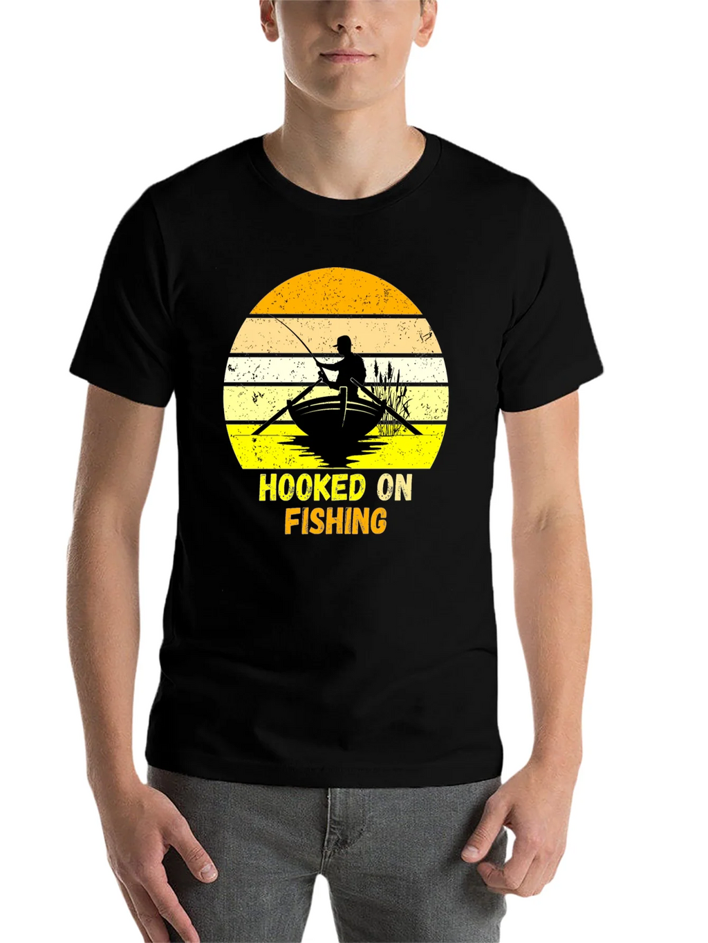 Hooked On Fishing Graphic T-Shirt product image 4