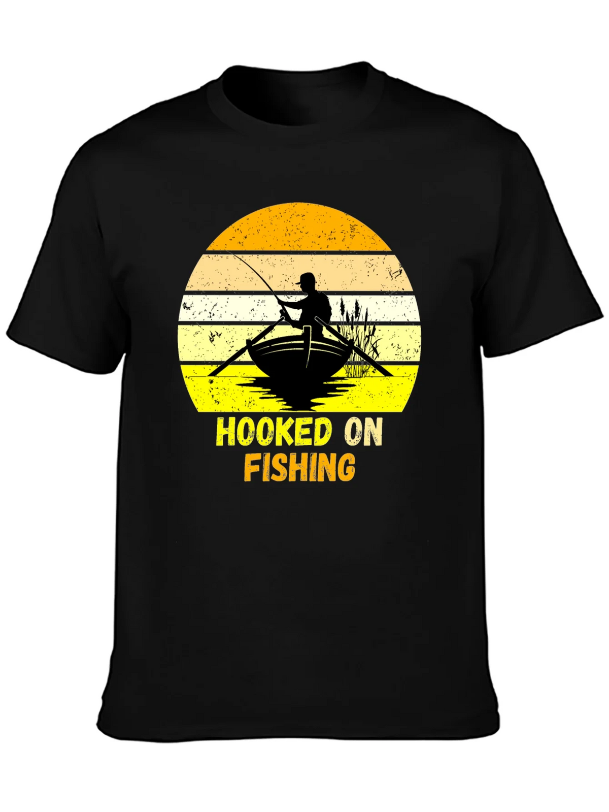 Hooked On Fishing Graphic T-Shirt product image 3
