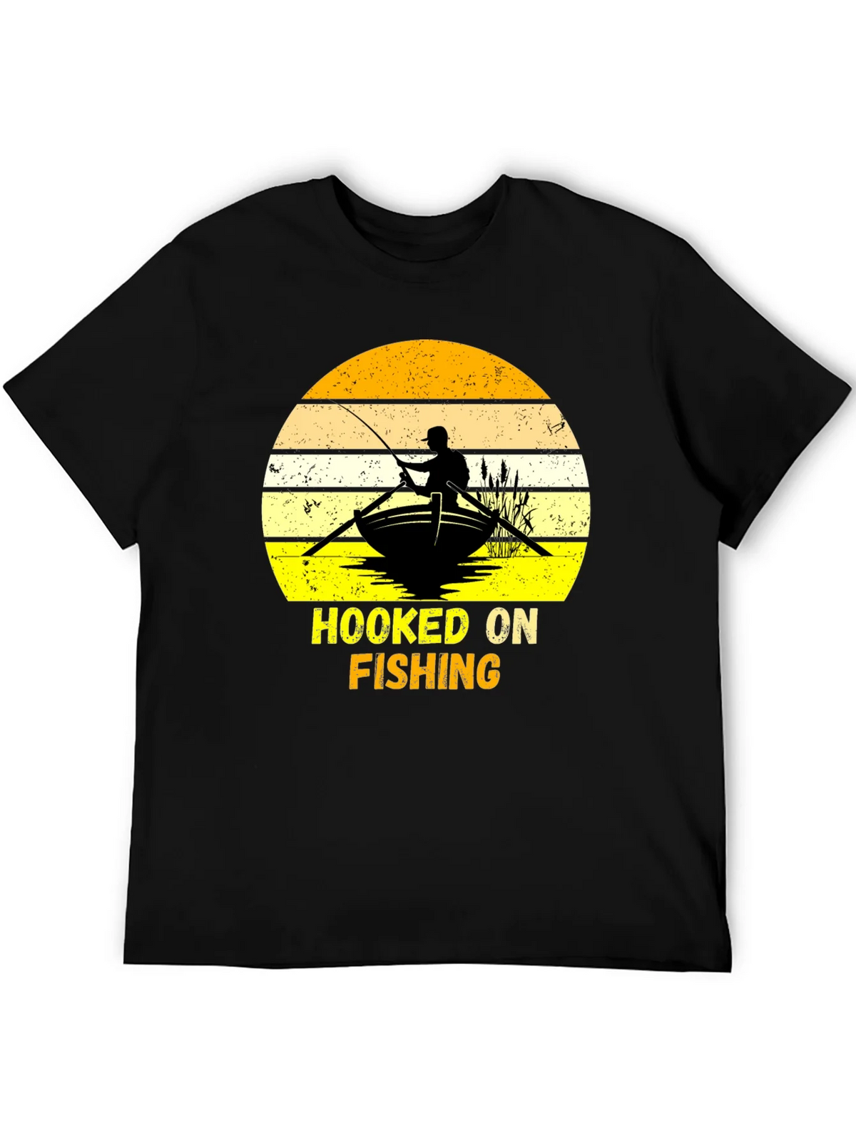 Hooked On Fishing Graphic T-Shirt product image 5