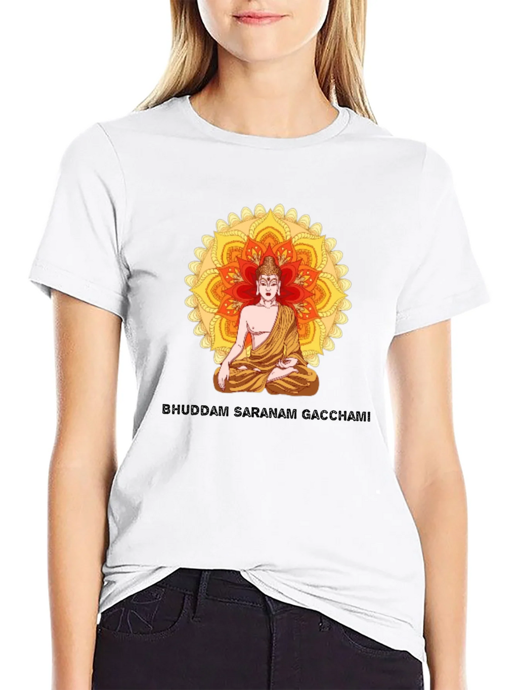 Buddham Saranam Gacchami Graphic Tee product image 8