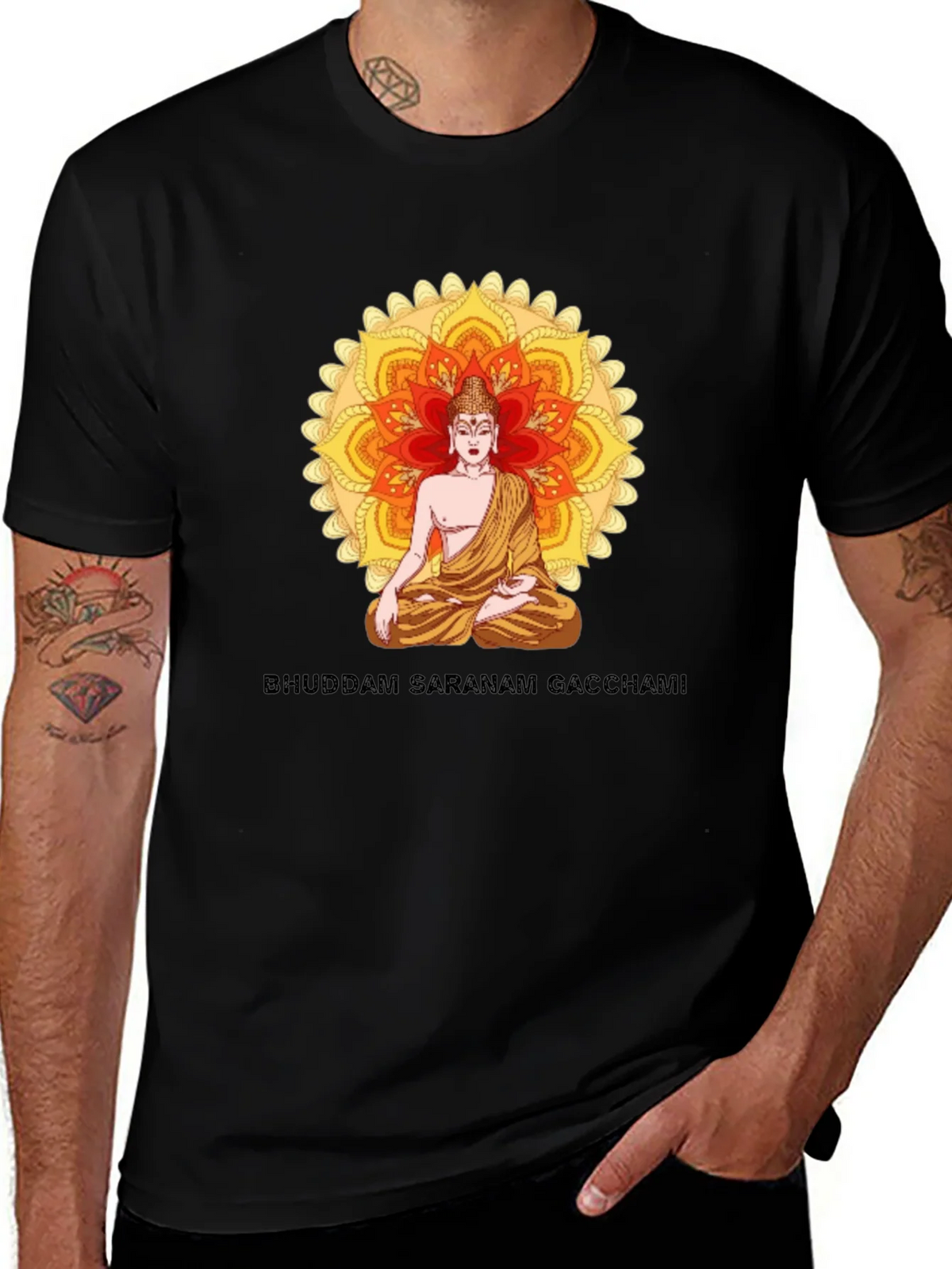 Buddham Saranam Gacchami Graphic Tee product image 1