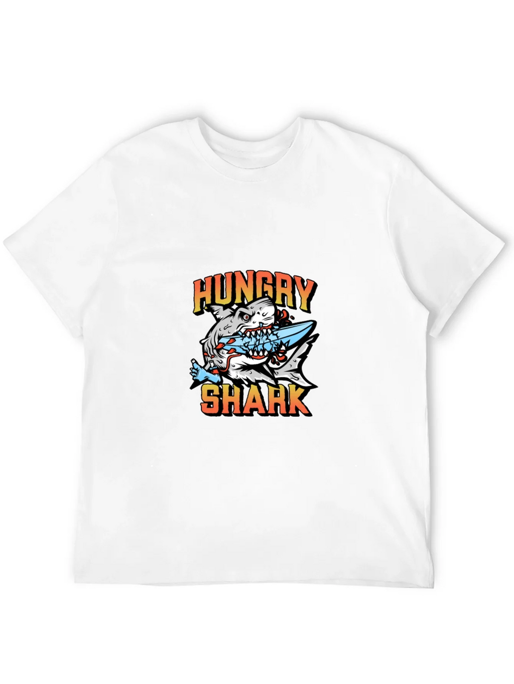 Hungry Shark Graphic T-Shirt - Unisex product image 11