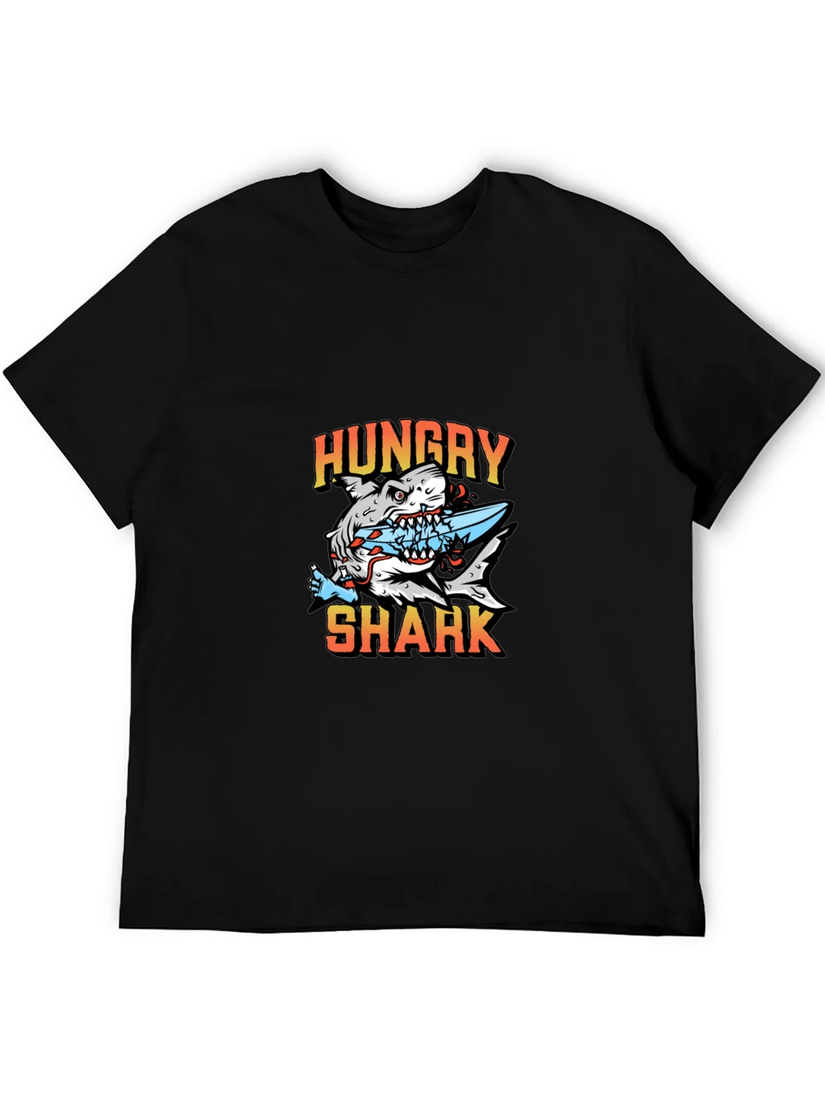 Hungry Shark Graphic T-Shirt - Unisex product image 5