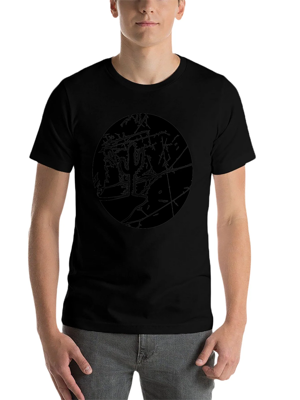 Monochrome Cactus Graphic T-Shirt product image 4
