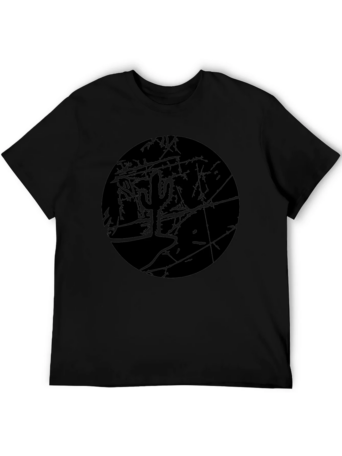 Monochrome Cactus Graphic T-Shirt product image 5