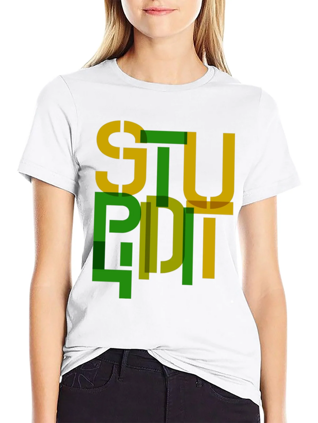 Abstract Stupid Graphic Tee - Modern Streetwear product image 8