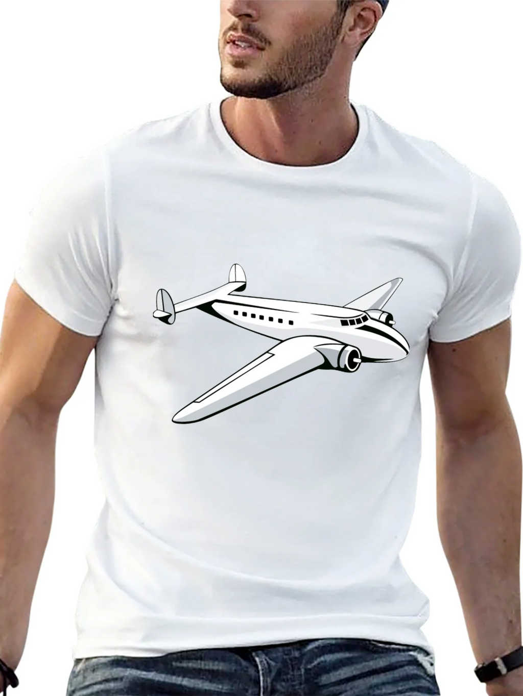 Vintage Airplane Graphic T-Shirt - Classic Design product image 12