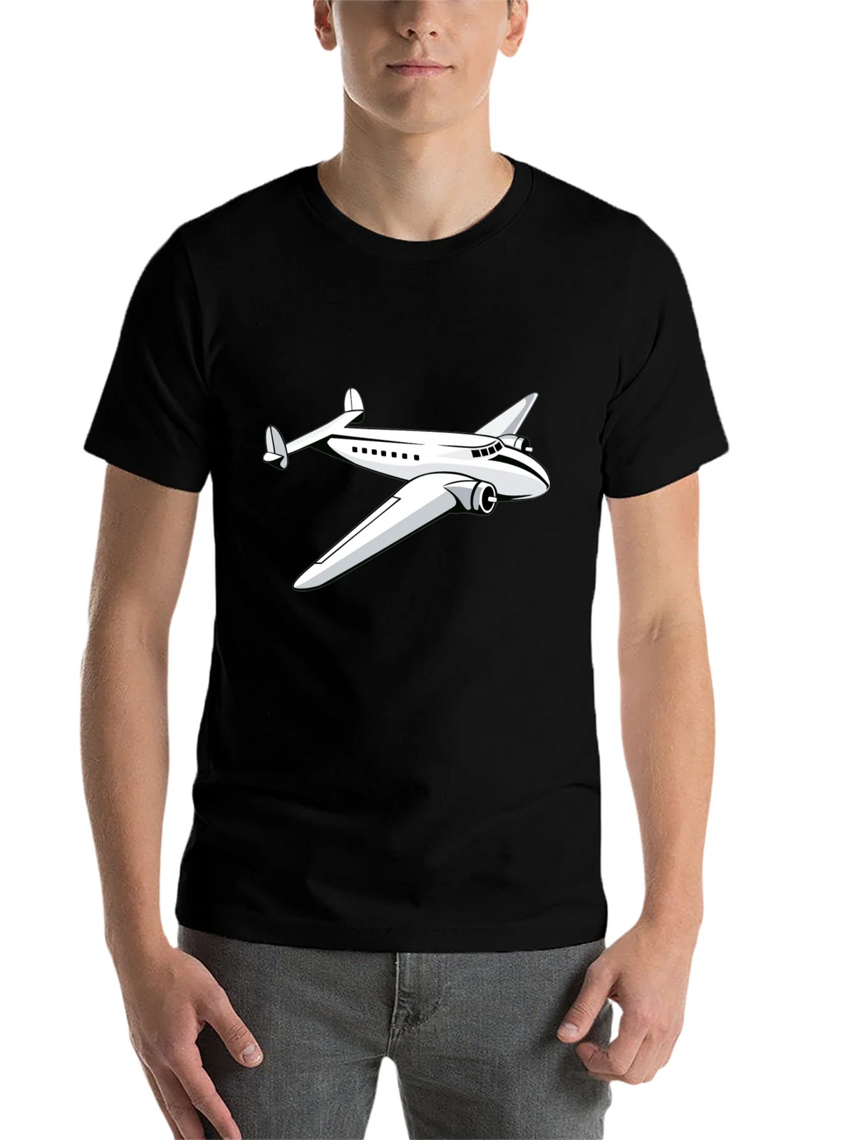 Vintage Airplane Graphic T-Shirt - Classic Design product image 4