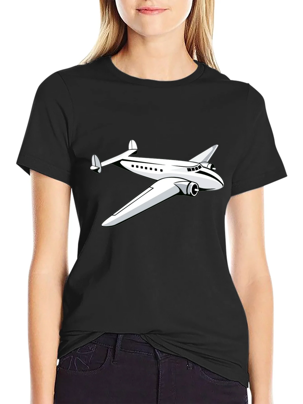 Vintage Airplane Graphic T-Shirt - Classic Design product image 2