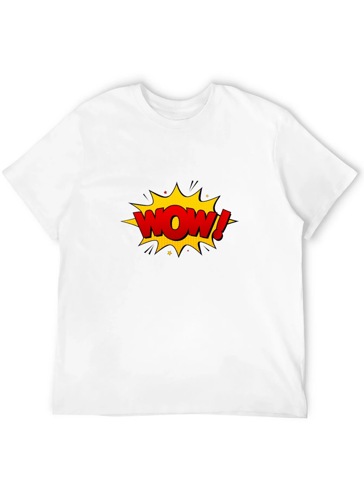WOW Graphic T-Shirt - Comic Style Black Tee product image 9