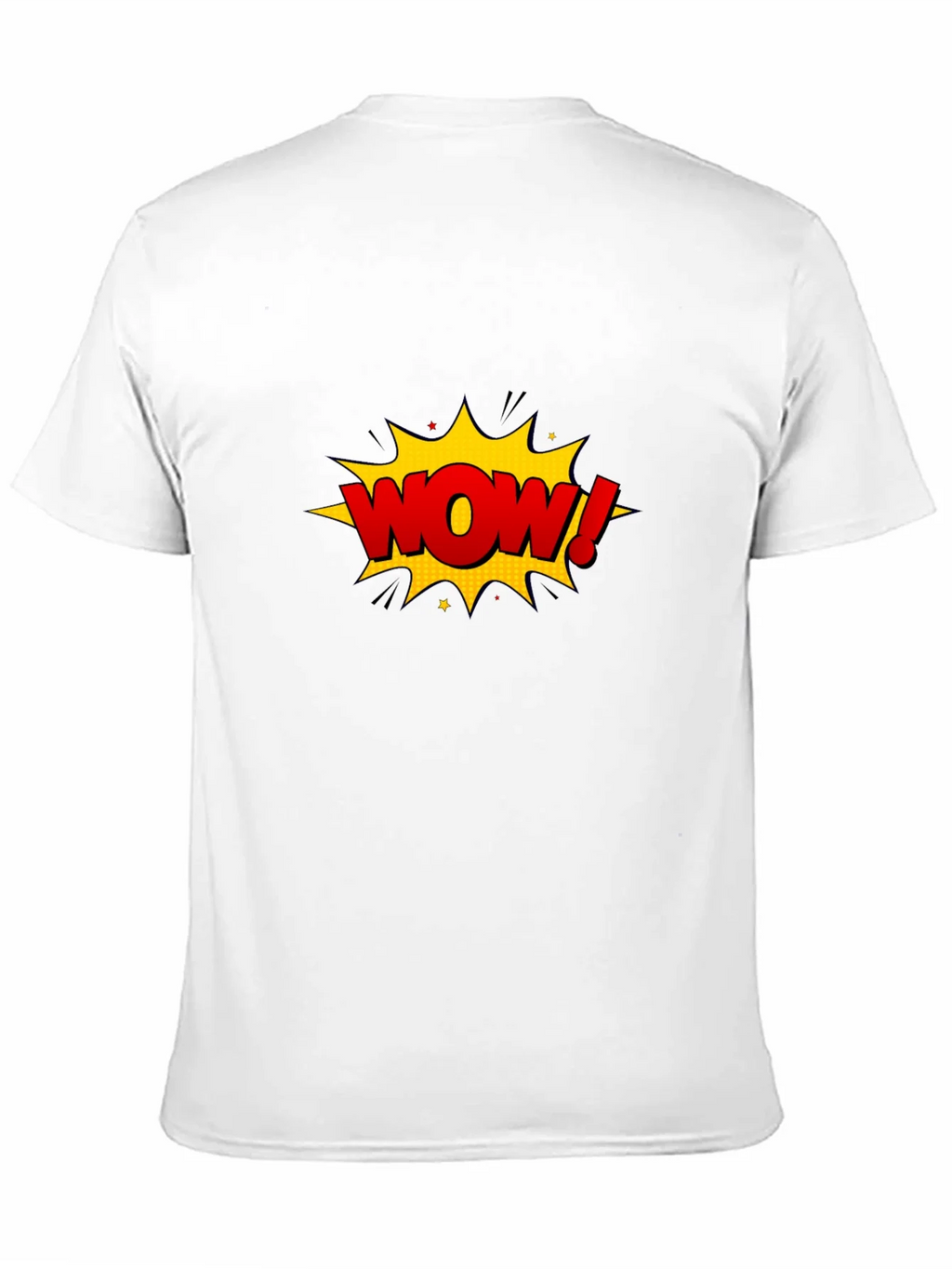 WOW Graphic T-Shirt - Comic Style Black Tee product image 8