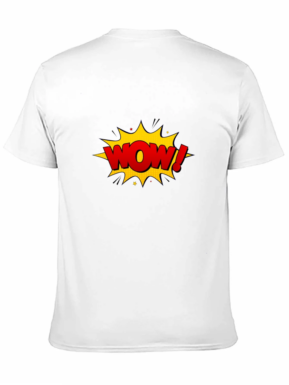 WOW Graphic T-Shirt - Comic Style Black Tee product image 8