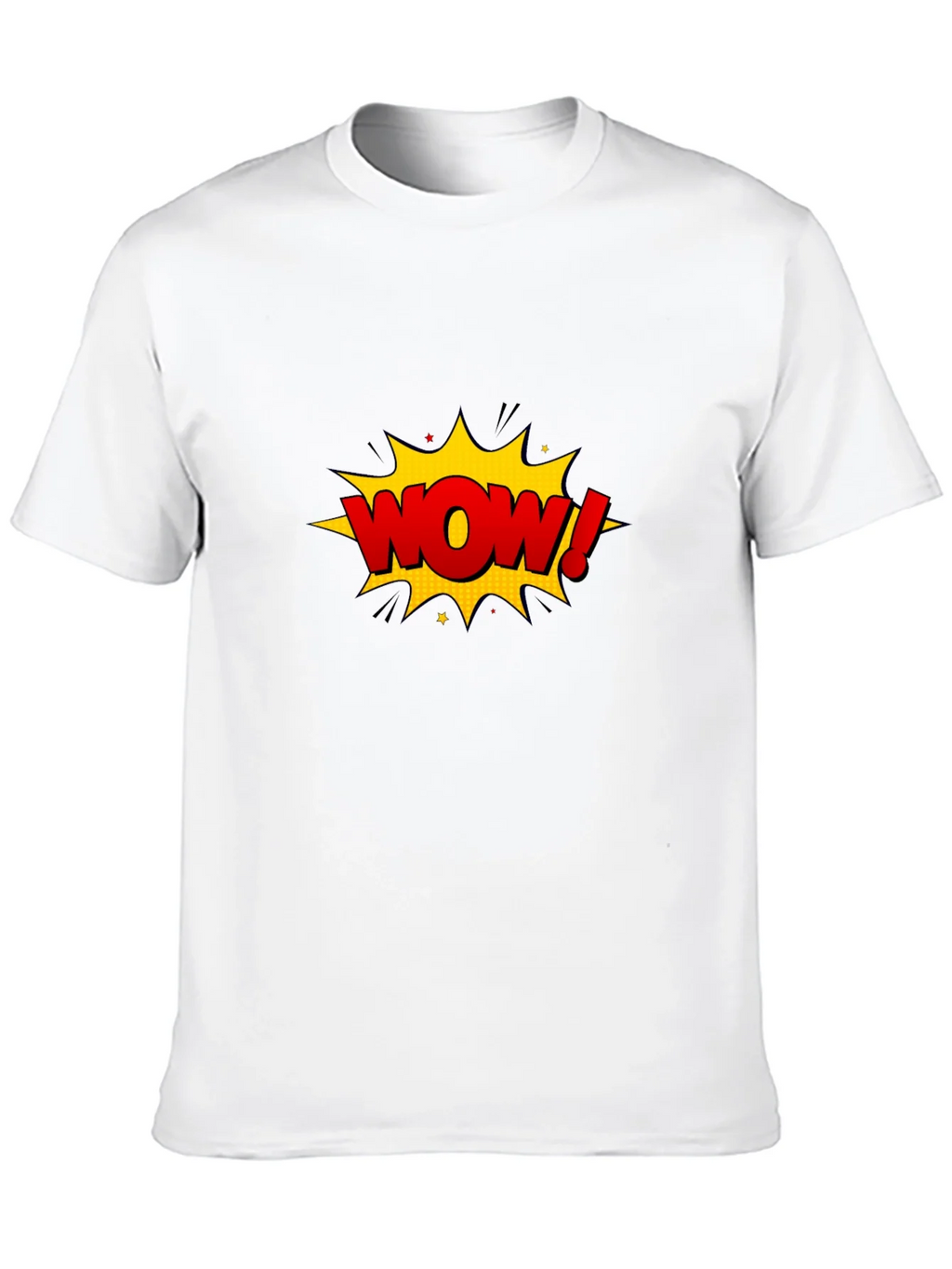 WOW Graphic T-Shirt - Comic Style Black Tee product image 7