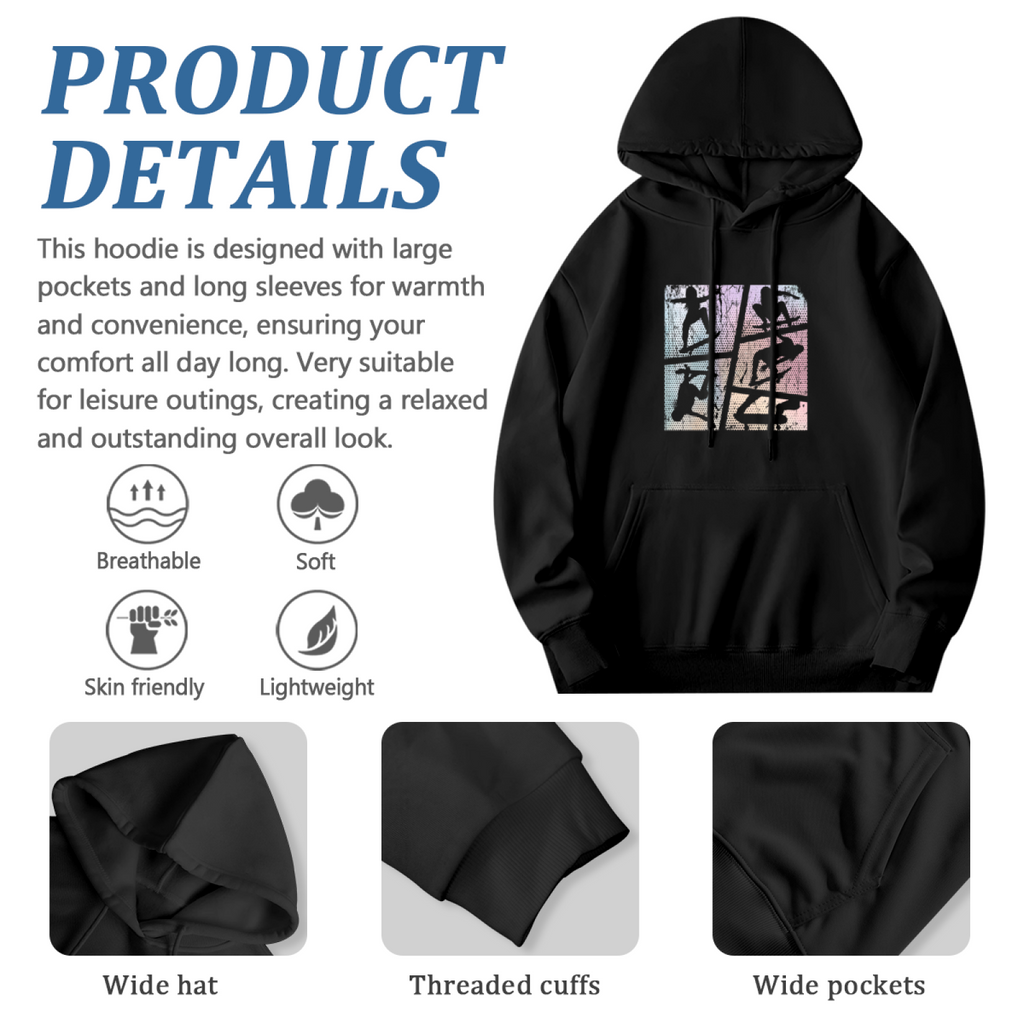 Statement Piece Hoodie - Bold Design Pullover #0619 product image 6