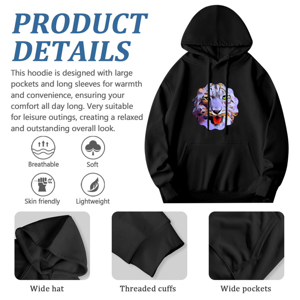 Urban Streetwear Hoodie - Bold Graphic Design Sweatshirt product image 6