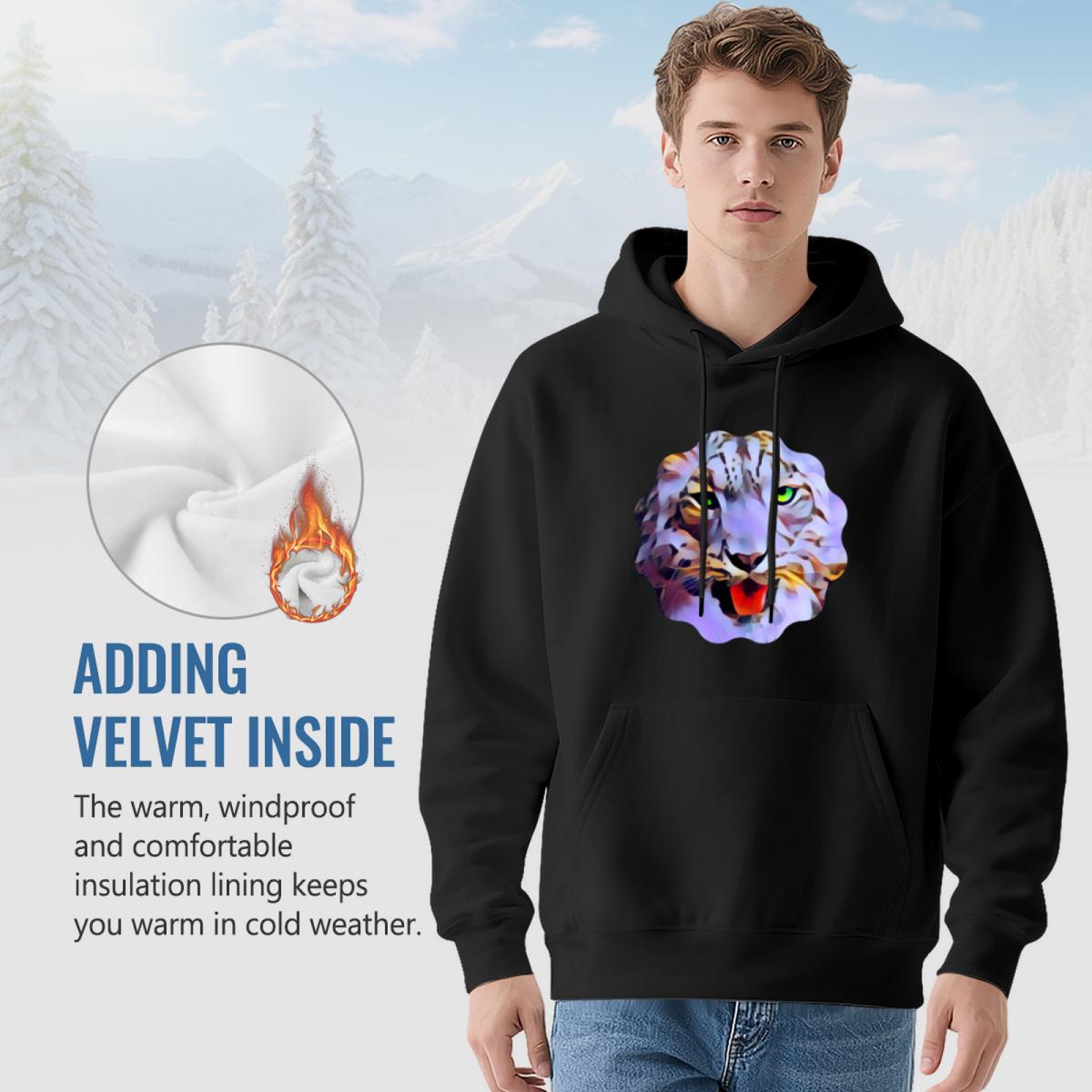 Urban Streetwear Hoodie - Bold Graphic Design Sweatshirt product image 7