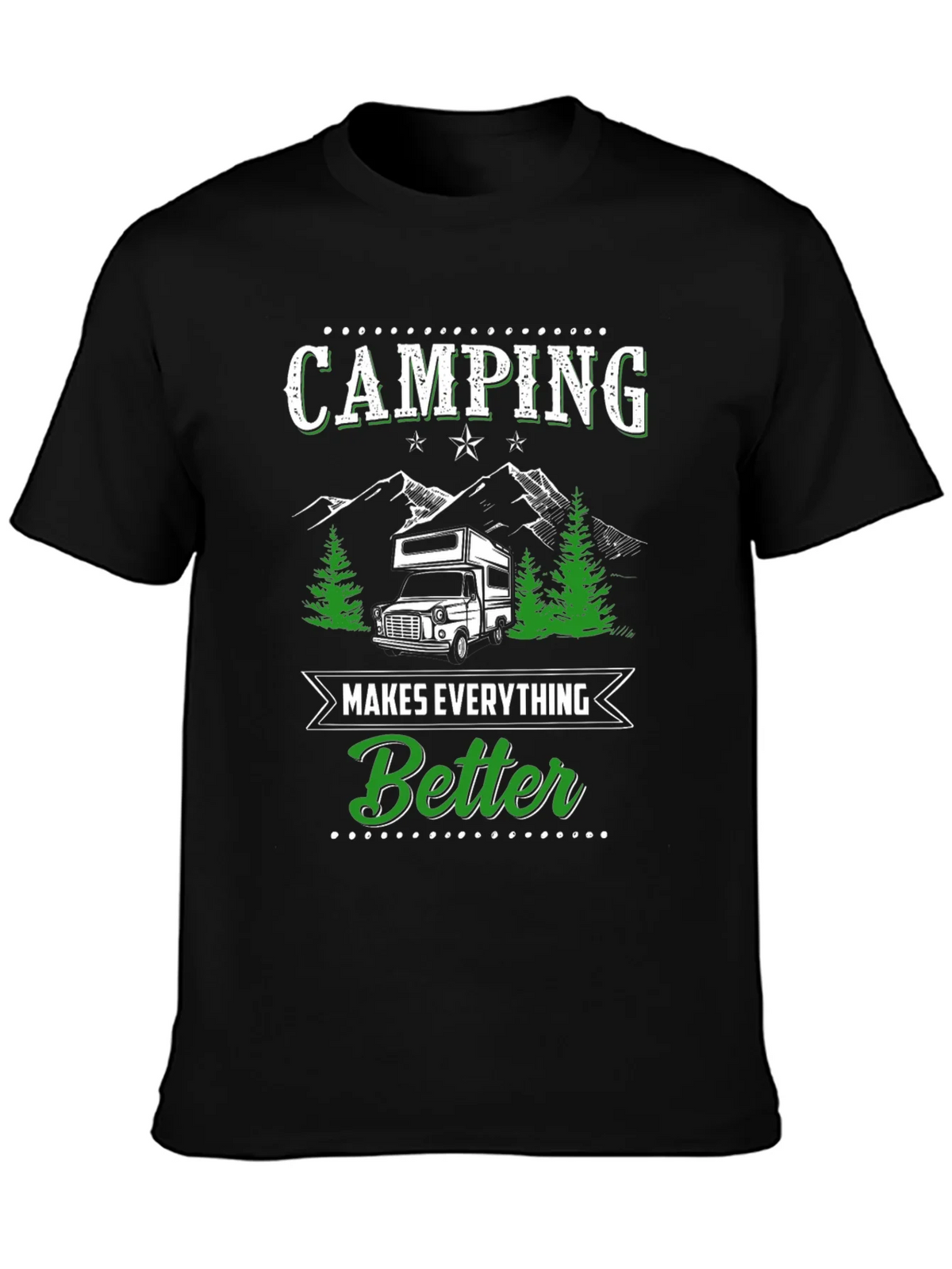 Camping Makes Everything Better Graphic Tee product image 3