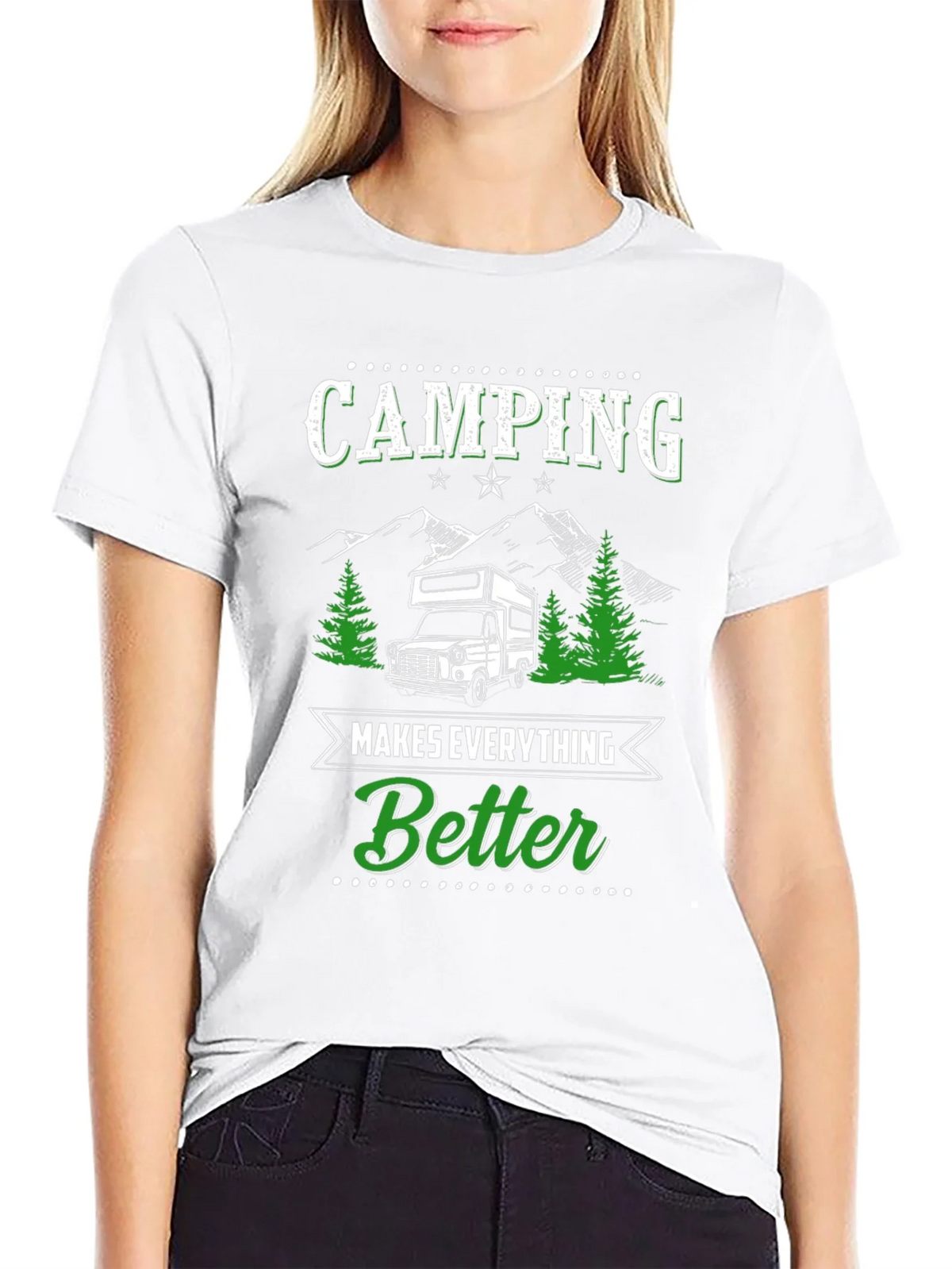 Camping Makes Everything Better Graphic Tee product image 8