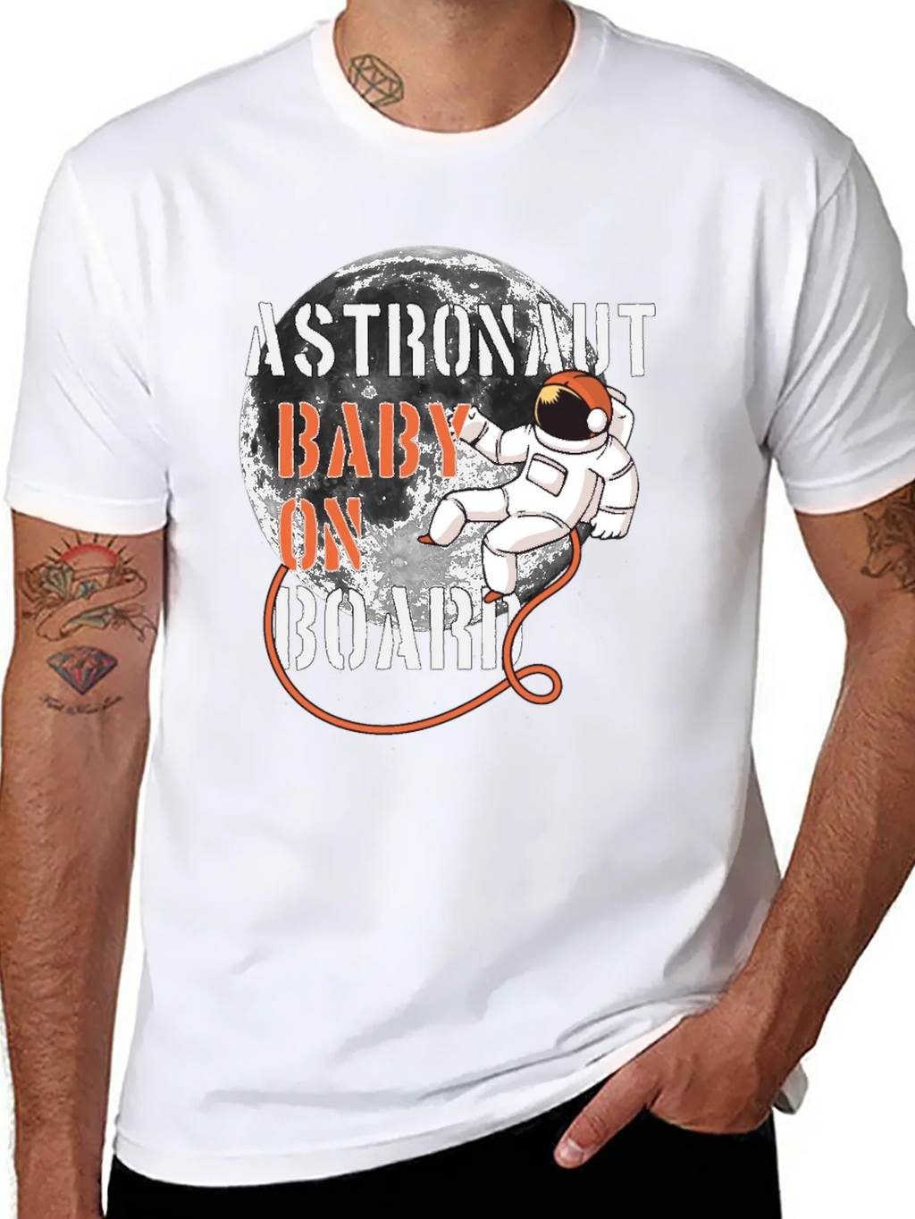 Astronaut Baby On Board Graphic T-Shirt product image 7