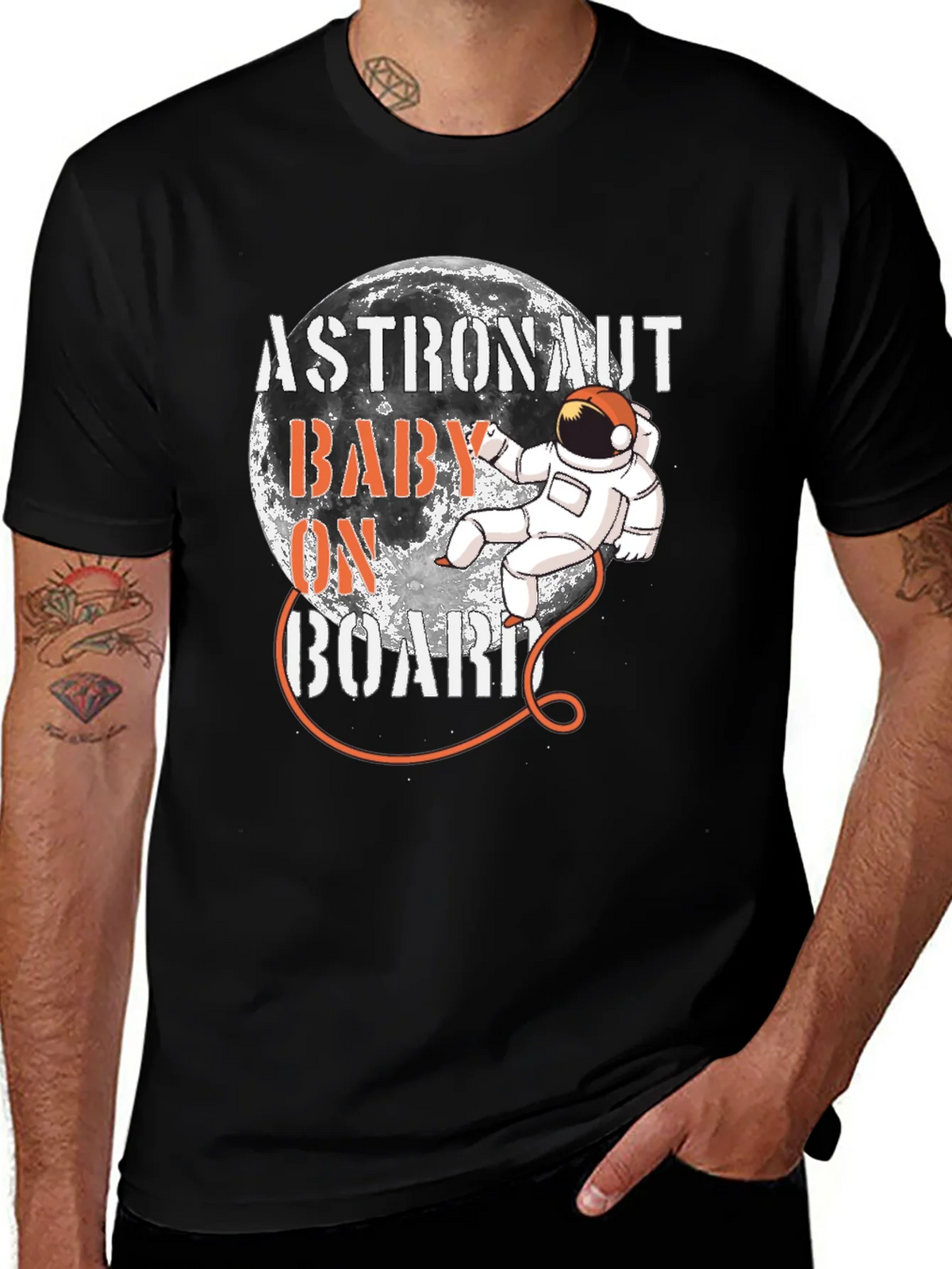 Astronaut Baby On Board Graphic T-Shirt product image 1