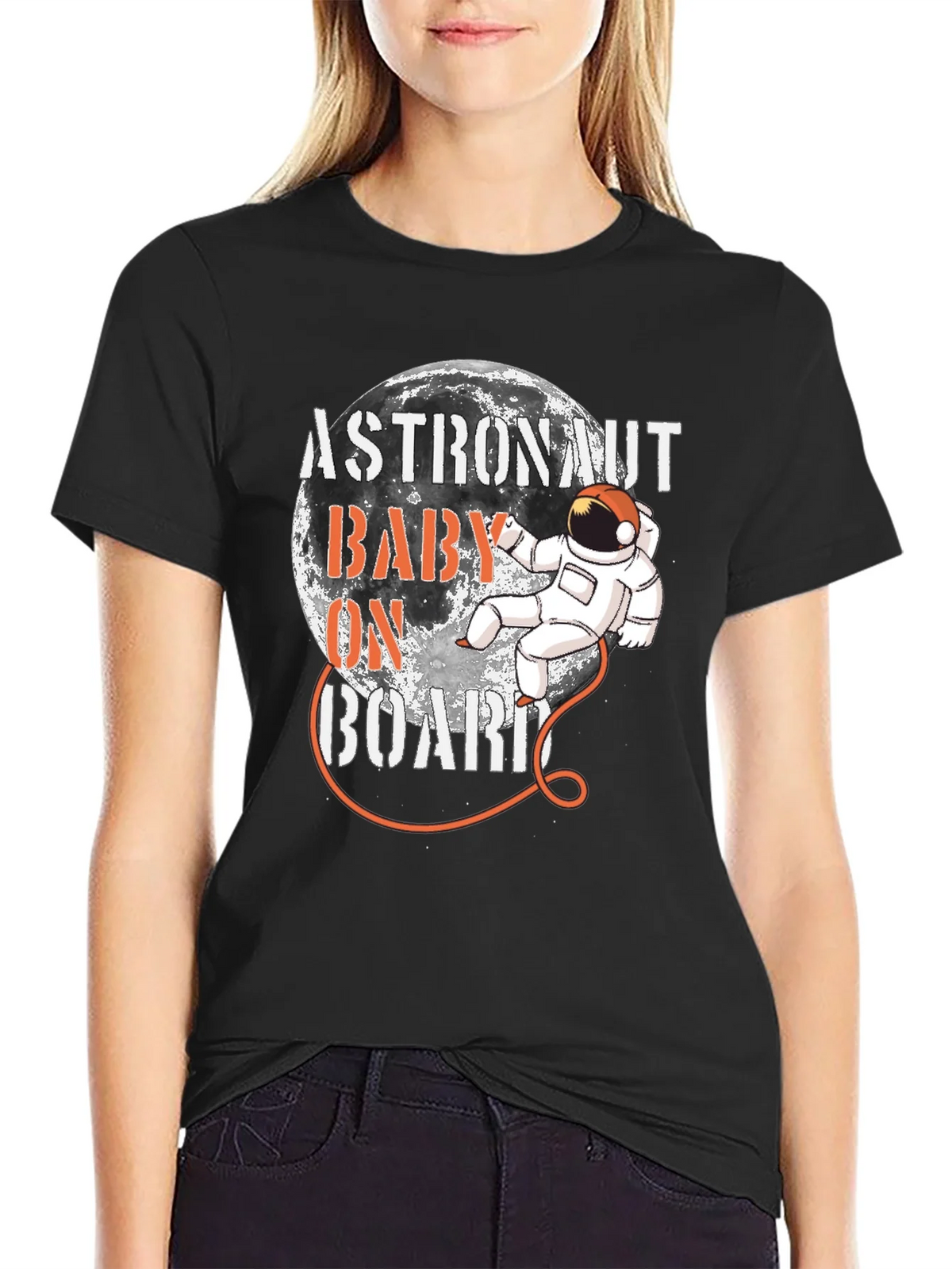 Astronaut Baby On Board Graphic T-Shirt product image 2