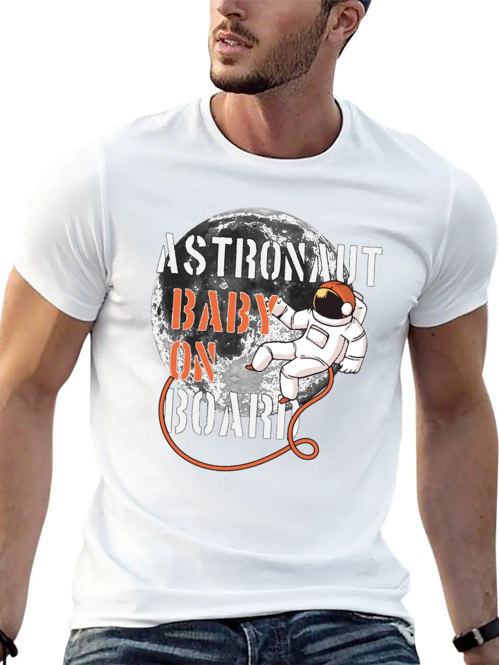 Astronaut Baby On Board Graphic T-Shirt product image 12