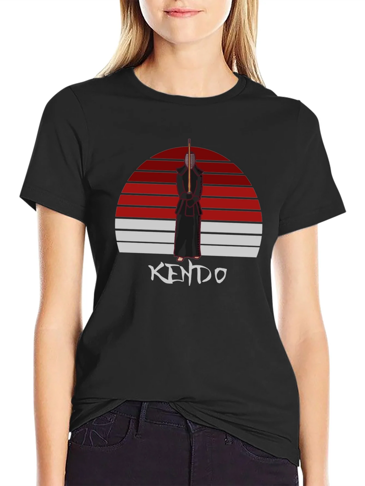 Kendo Sunset T-Shirt - Martial Arts Style product image 2