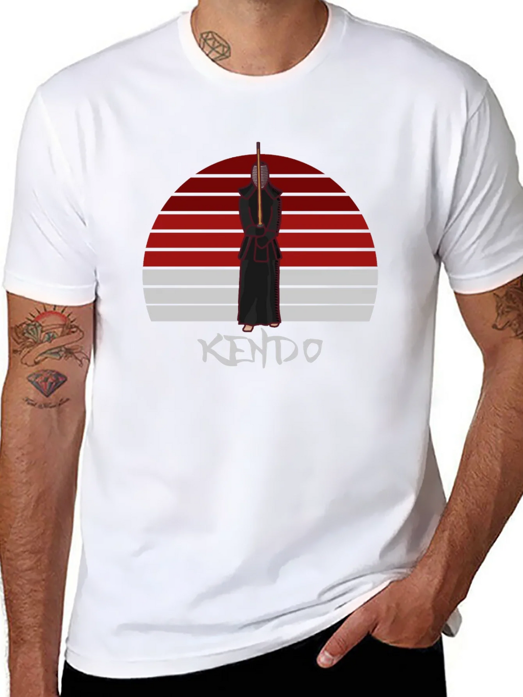 Kendo Sunset T-Shirt - Martial Arts Style product image 7