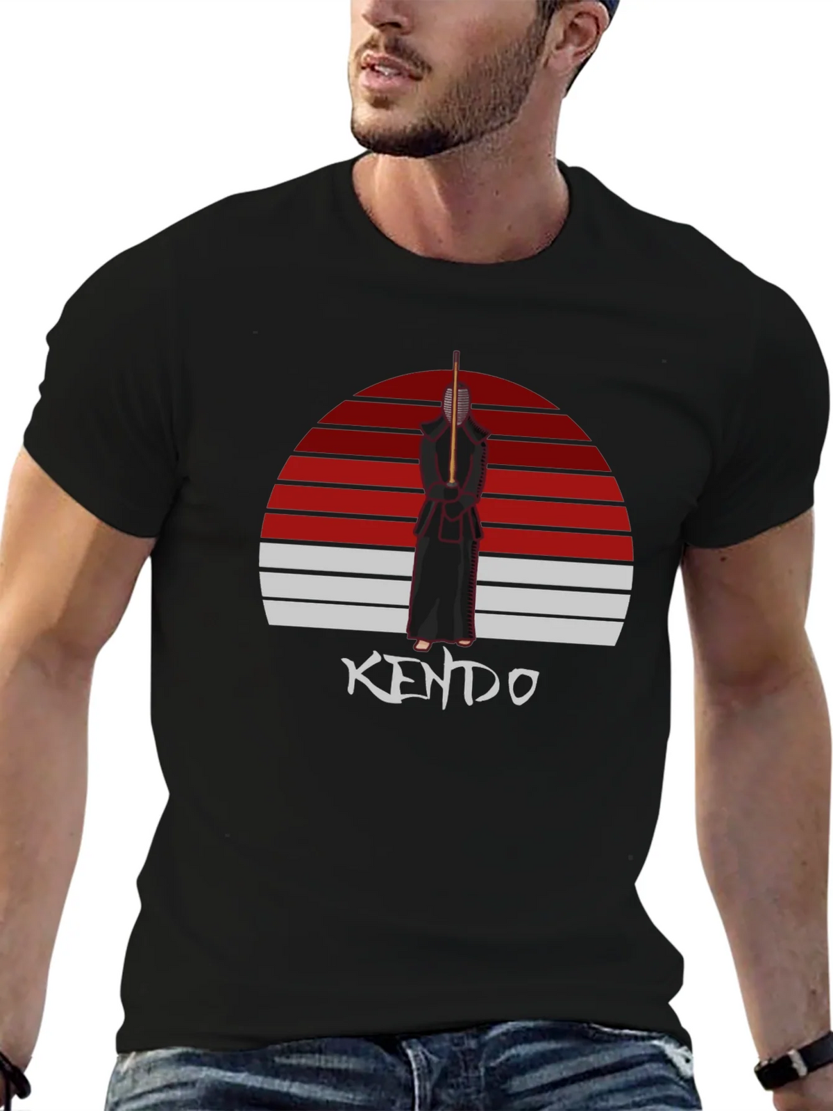 Kendo Sunset T-Shirt - Martial Arts Style product image 6