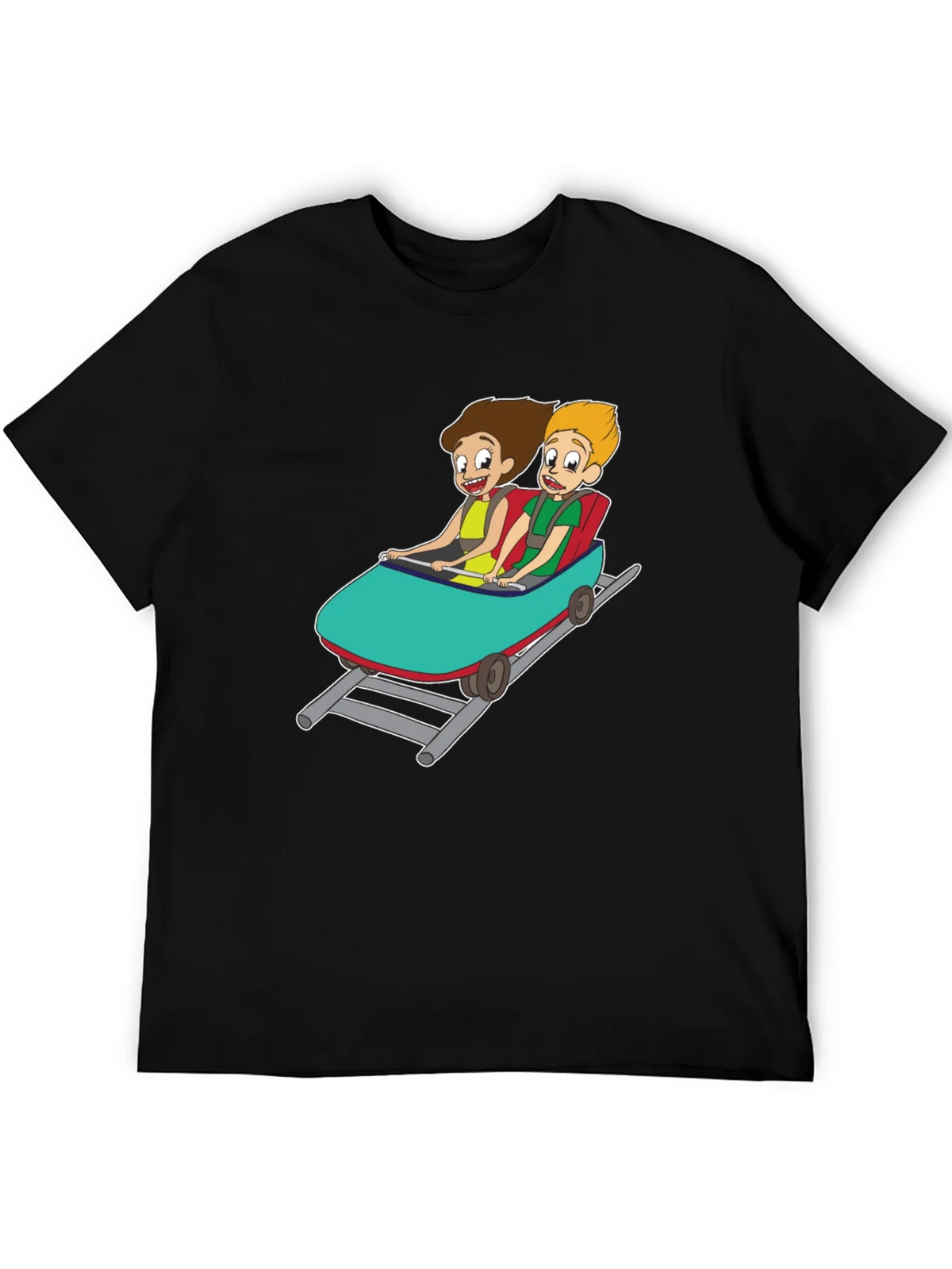Cartoon Roller Coaster T-Shirt product image 5
