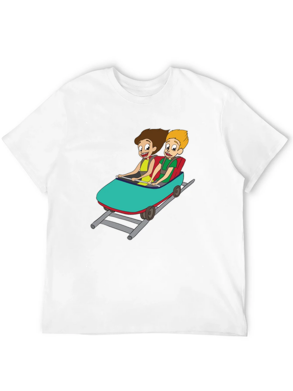 Cartoon Roller Coaster T-Shirt product image 11