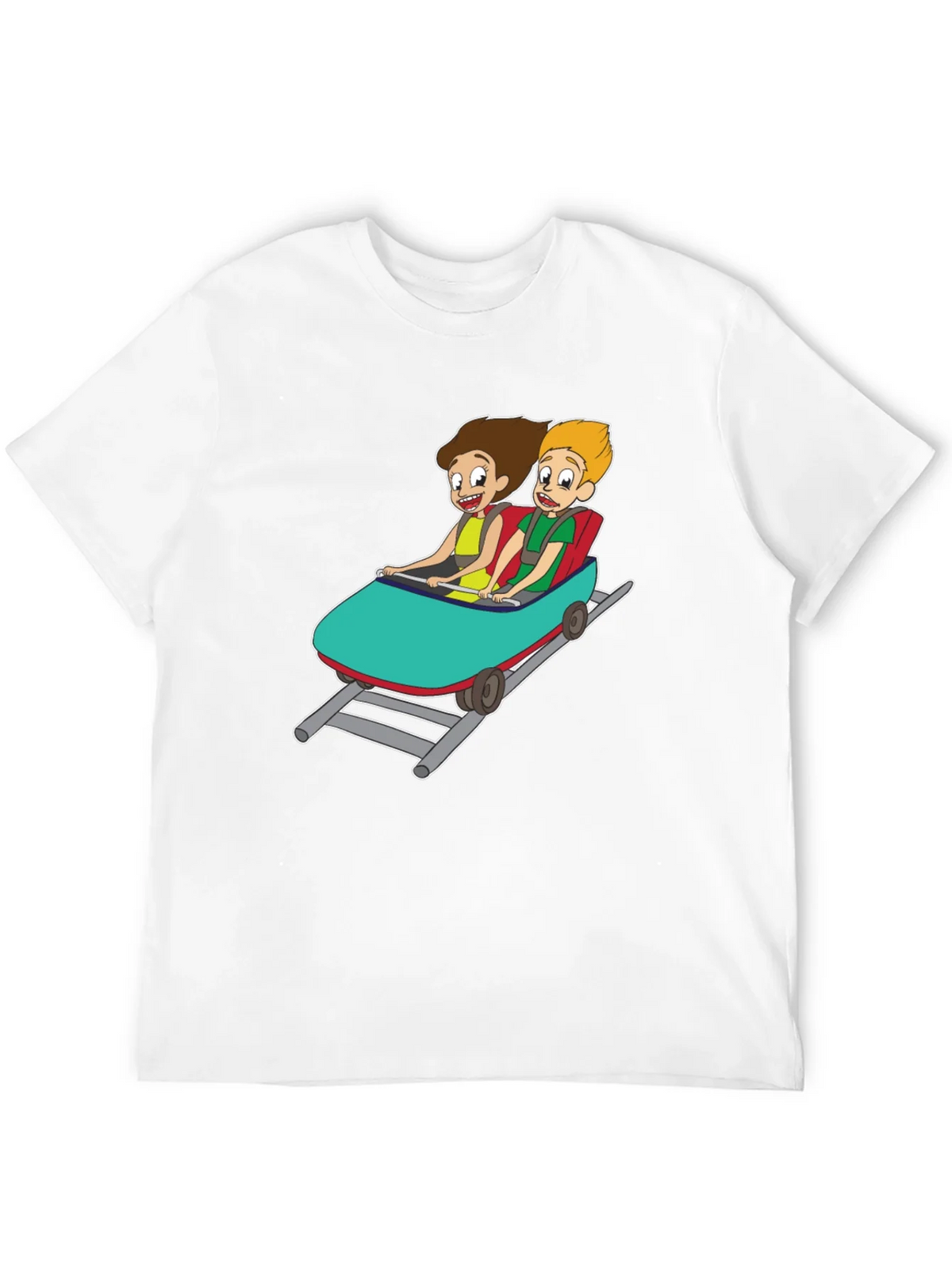 Cartoon Roller Coaster T-Shirt product image 11