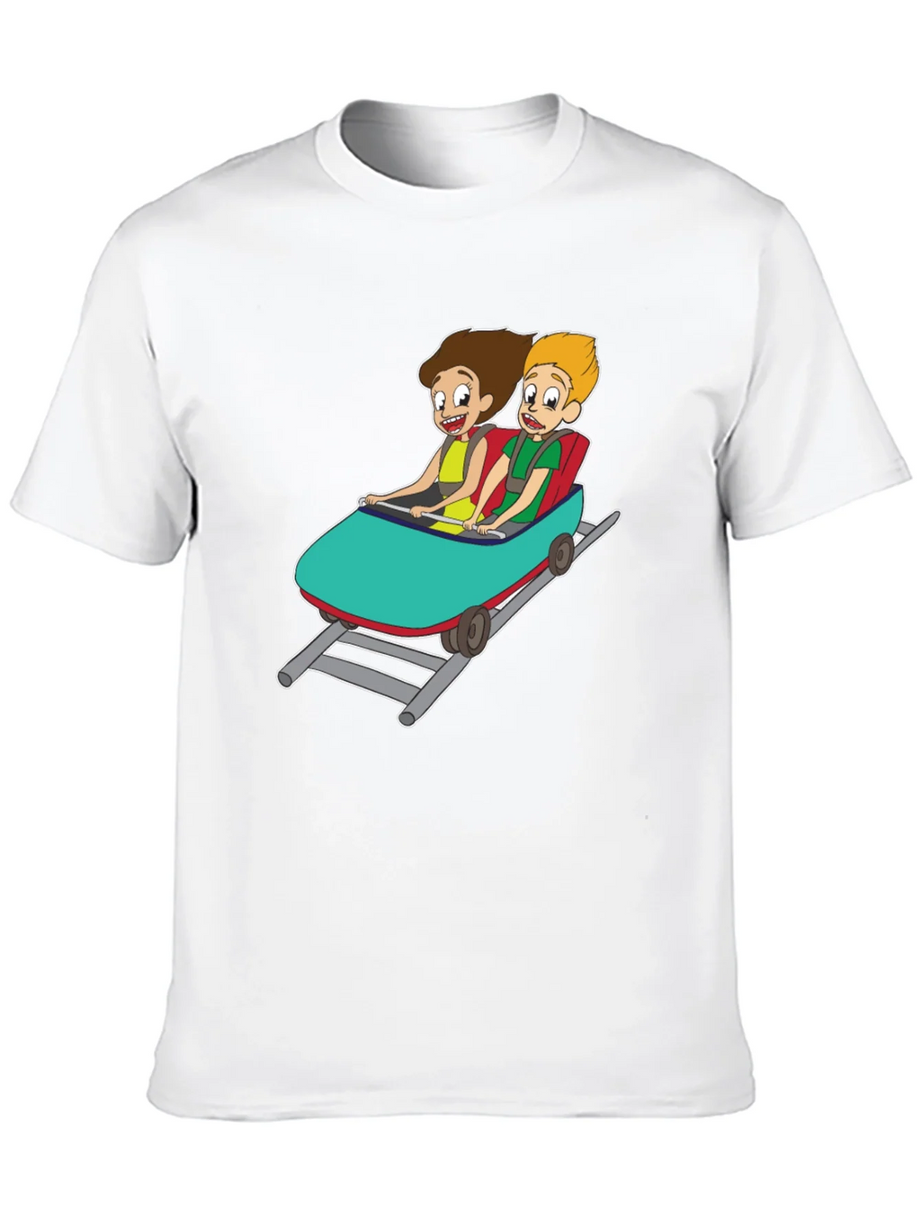 Cartoon Roller Coaster T-Shirt product image 9