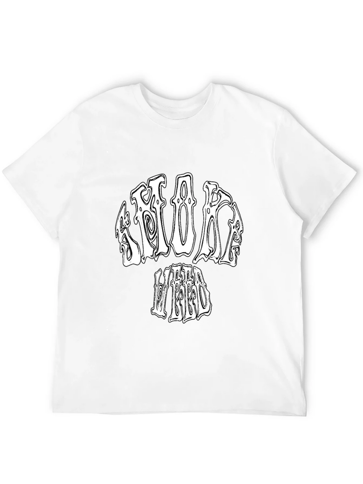 Smoke Weed Black Graphic T-Shirt product image 11