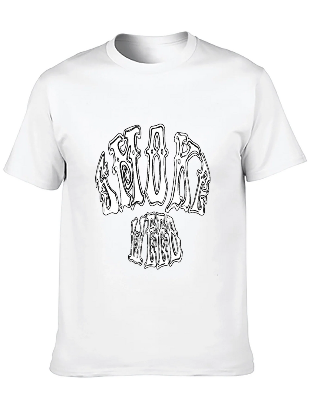 Smoke Weed Black Graphic T-Shirt product image 9