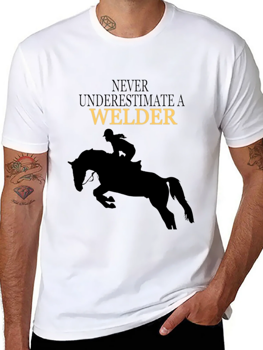 Never Underestimate a Welder T-Shirt product image 7
