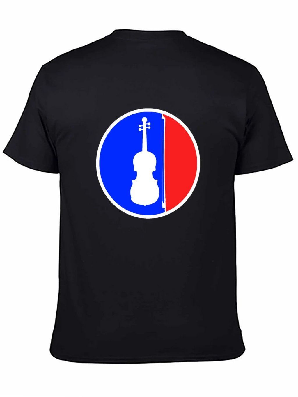 Musicians Tee: Violin Circle Graphic T-Shirt product image 2