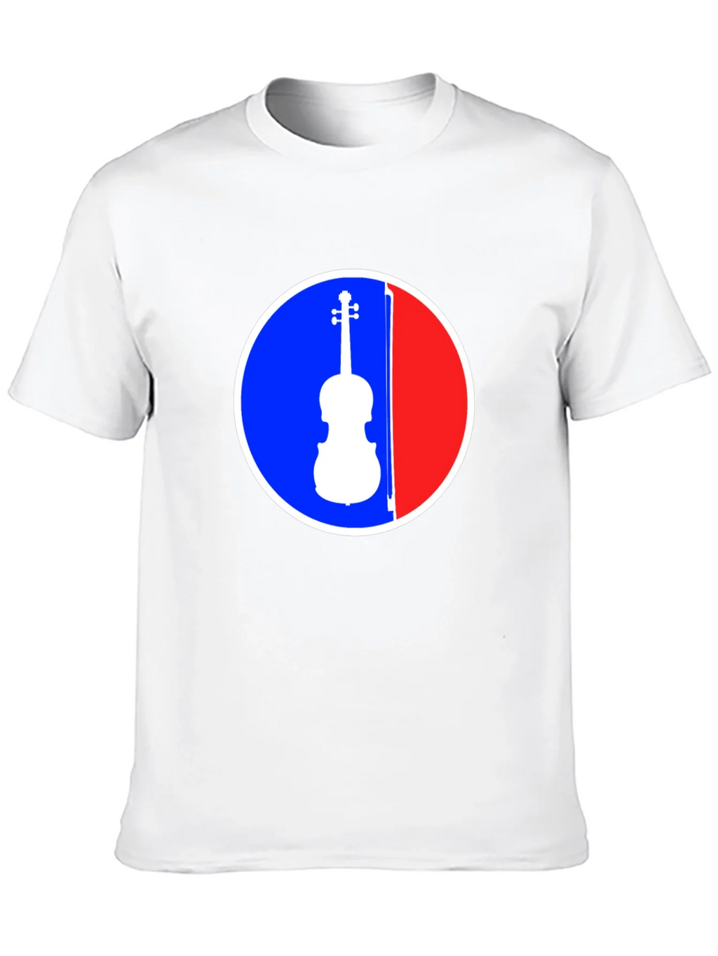 Musicians Tee: Violin Circle Graphic T-Shirt product image 7