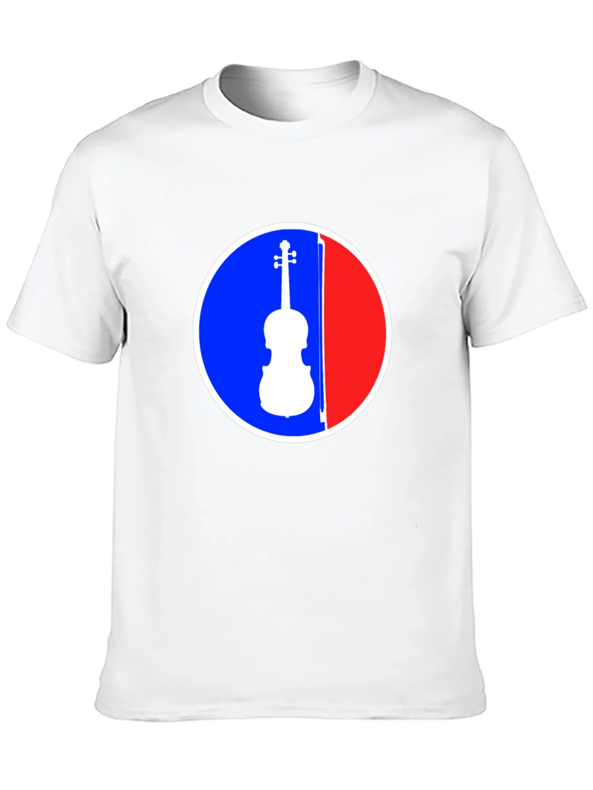 Musicians Tee: Violin Circle Graphic T-Shirt product image 7