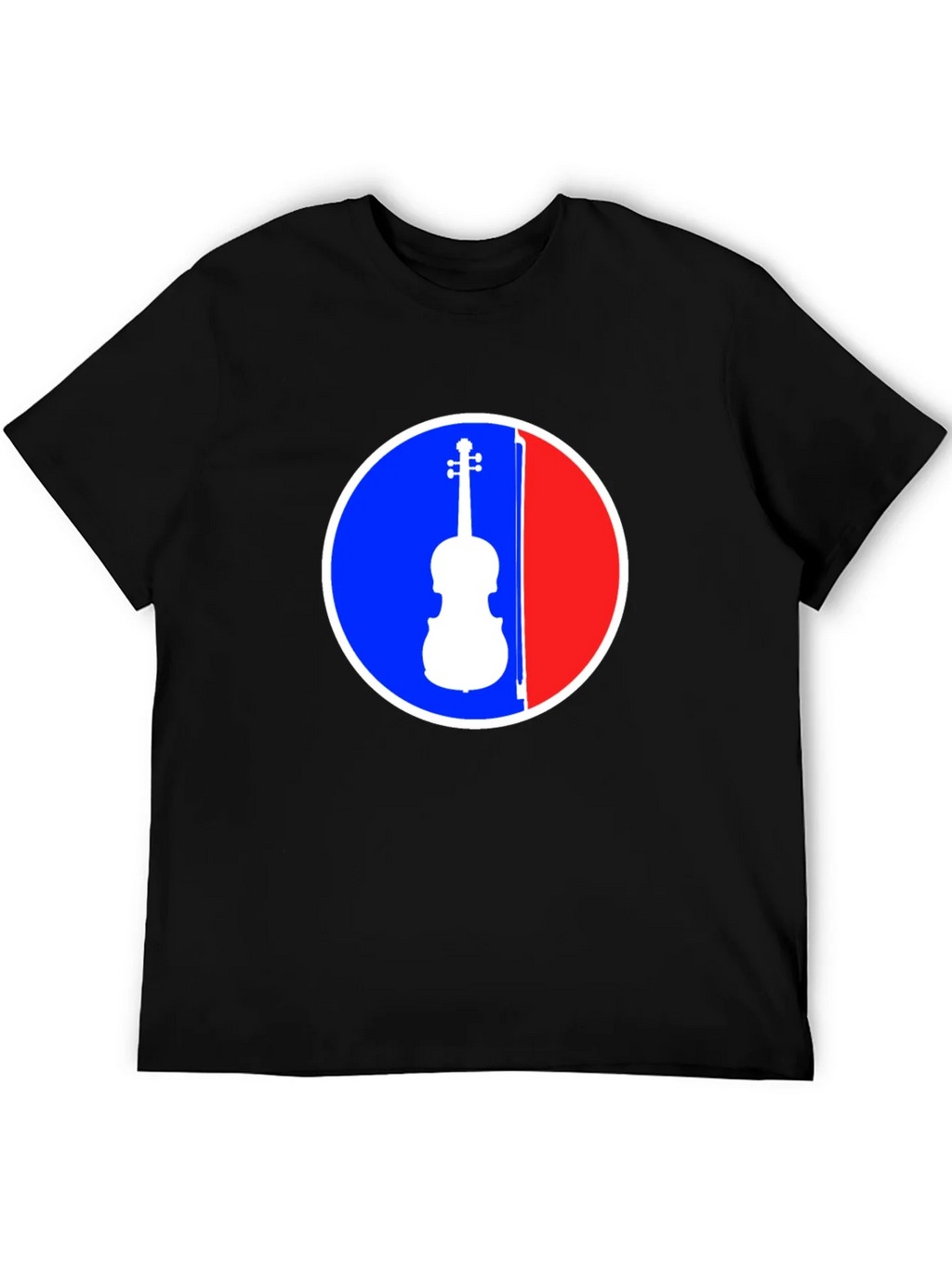 Musicians Tee: Violin Circle Graphic T-Shirt product image 3