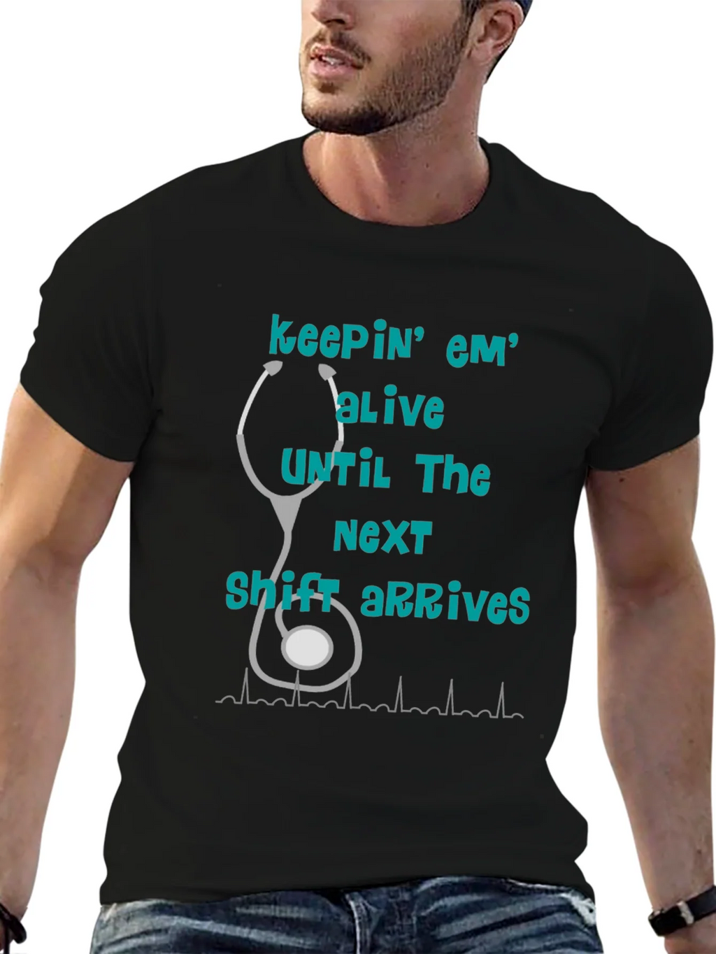 Nurse T-Shirt - Keepin Em Alive! product image 6