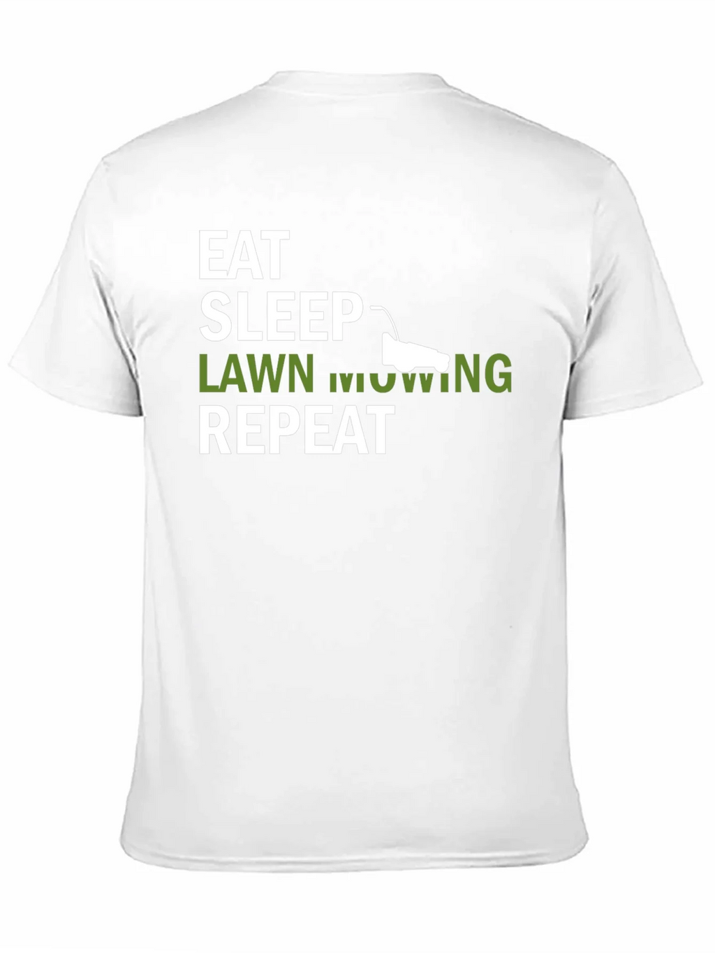 Eat Sleep Lawn Mowing Repeat Mens T-Shirt product image 7