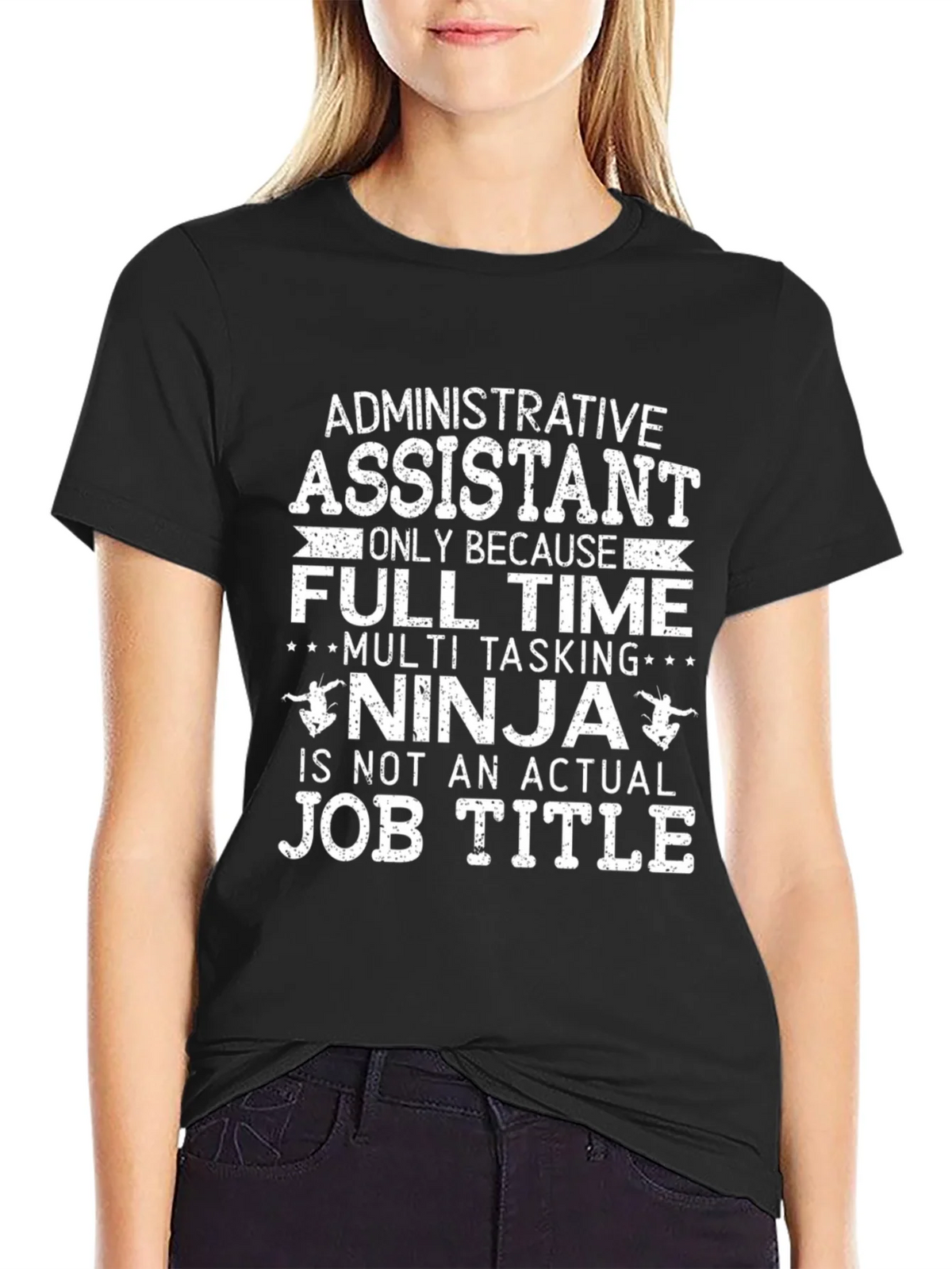 Admin Assistant Ninja T-Shirt product image 2