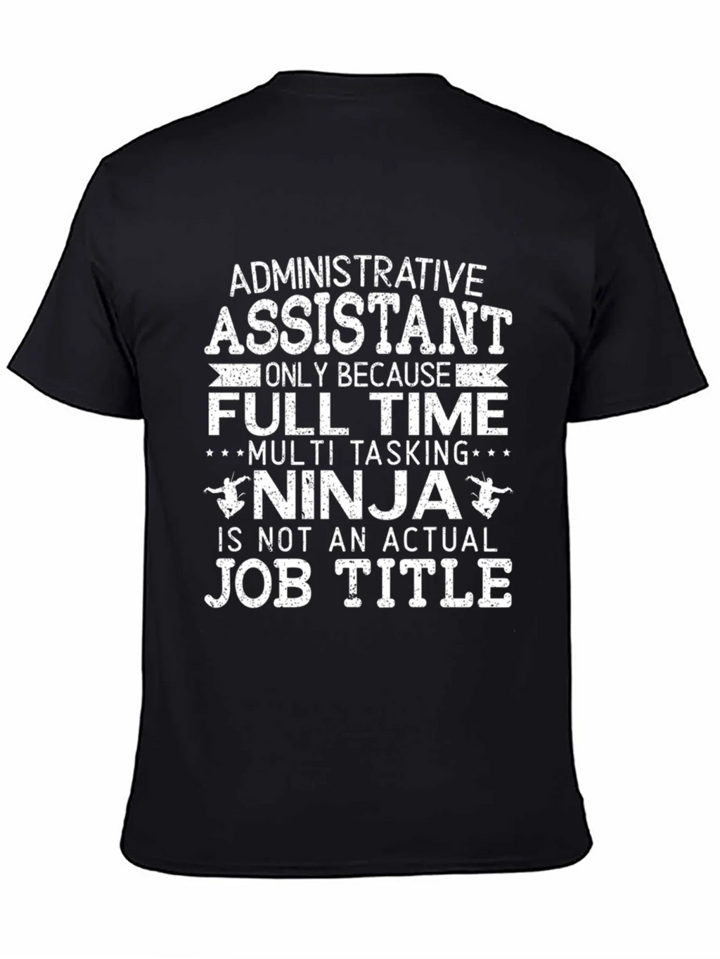 Admin Assistant Ninja T-Shirt product image 4