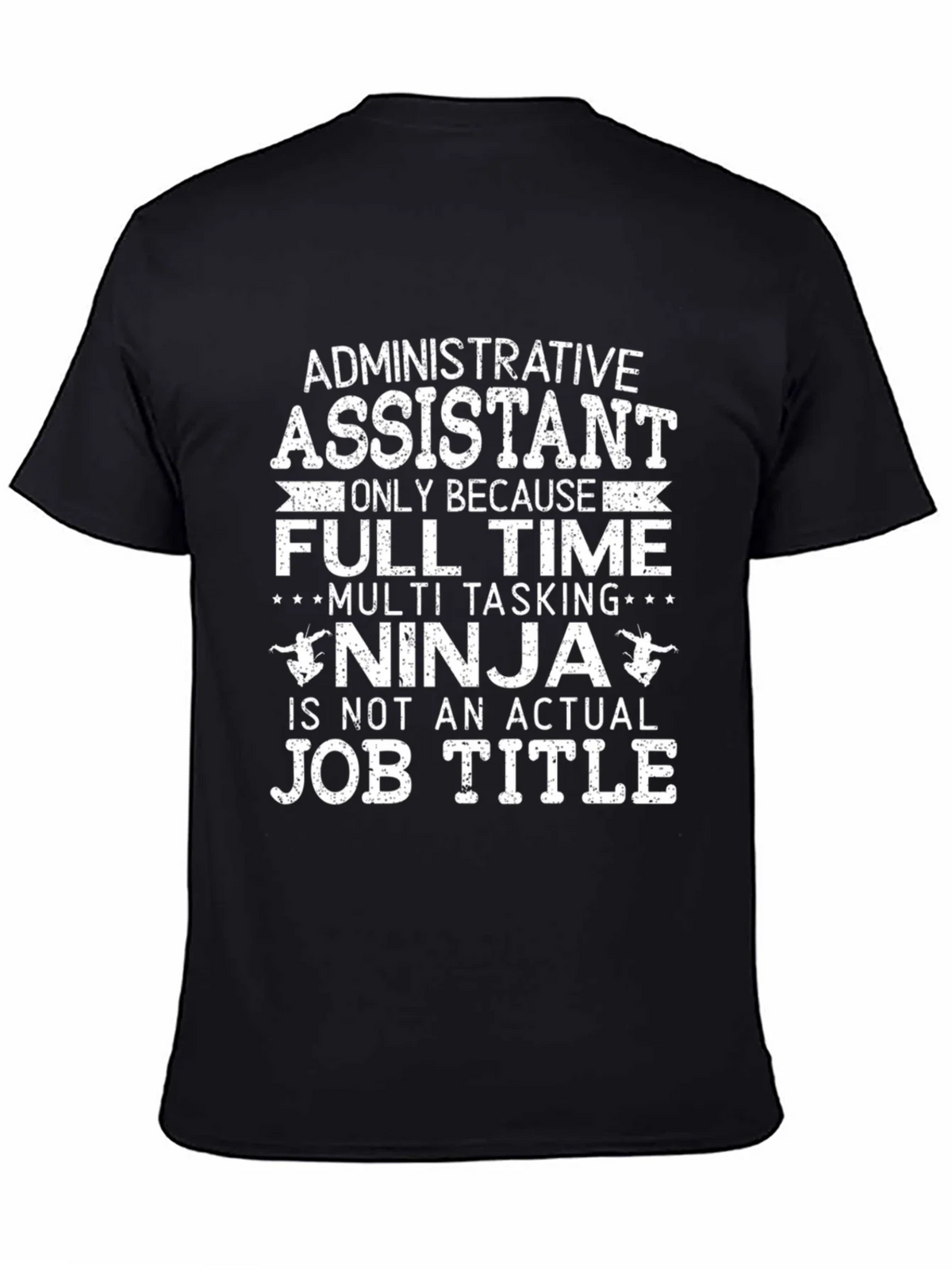 Admin Assistant Ninja T-Shirt product image 4