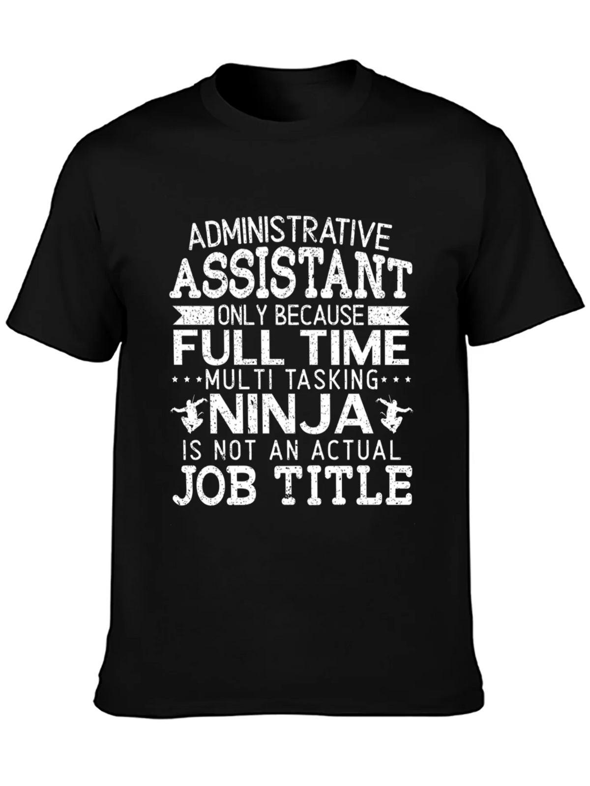 Admin Assistant Ninja T-Shirt product image 3