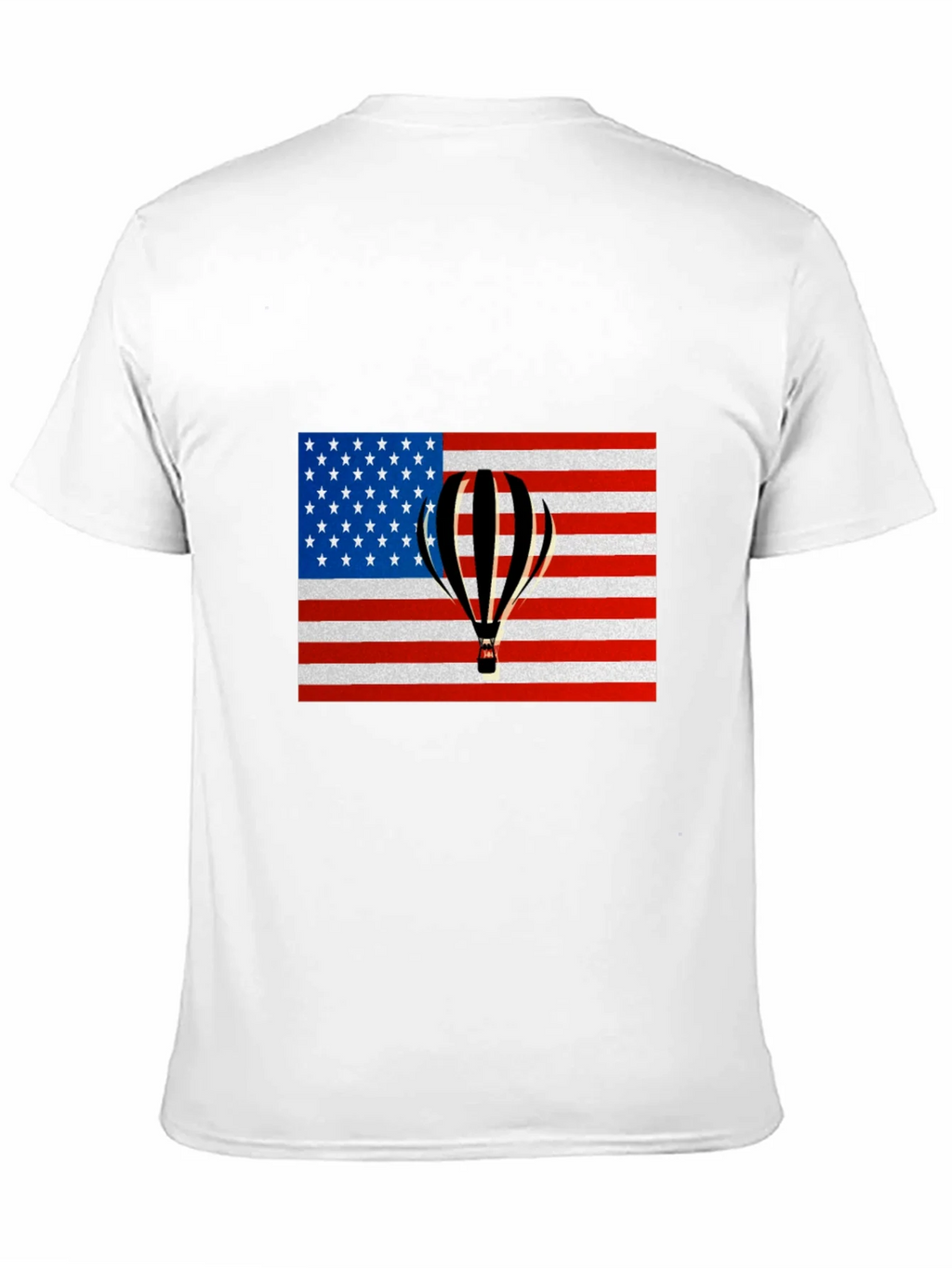 USA Flag Hot Air Balloon Graphic Tee product image 10